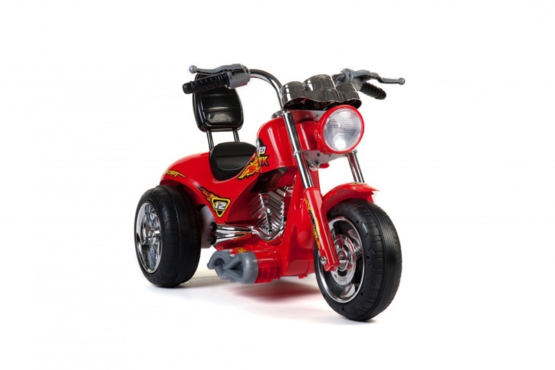 Chopper Hawk Mini Harley Wild Child Ride On Motorbike - Red - Kids 