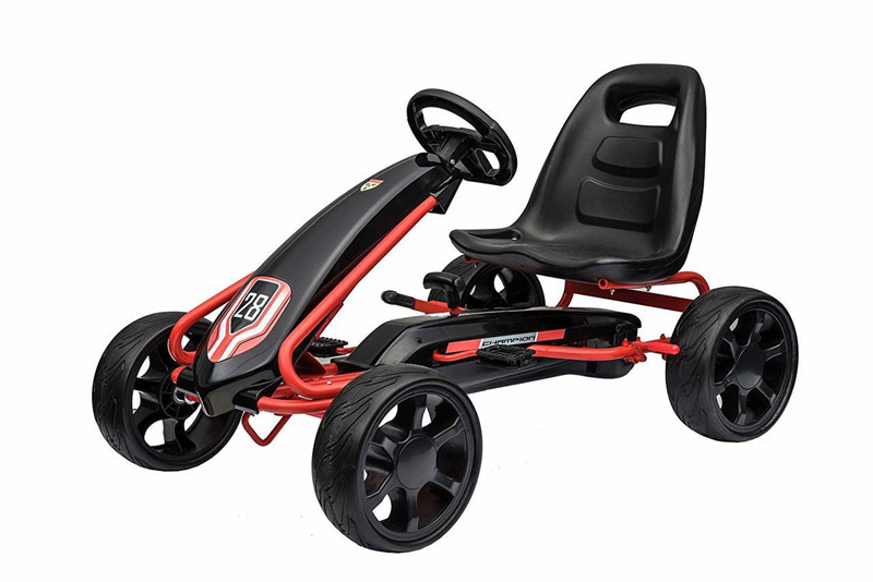 Champion - Eva Rubber Wheel Tyres Go Kart / Cart - Black & Red - 3-6 ...