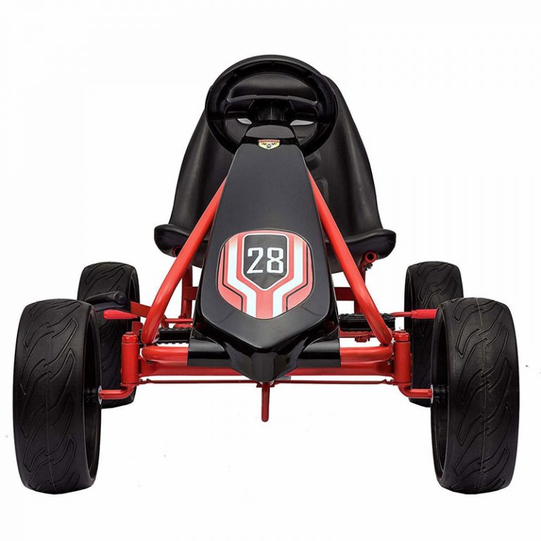 Champion Eva Rubber Wheel Tyres Go Kart / Cart Black & Red 36