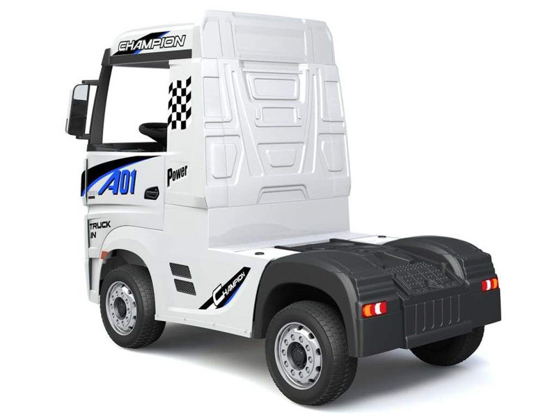 Mercedes Actros White, 12 Volts, Electric truck for children with