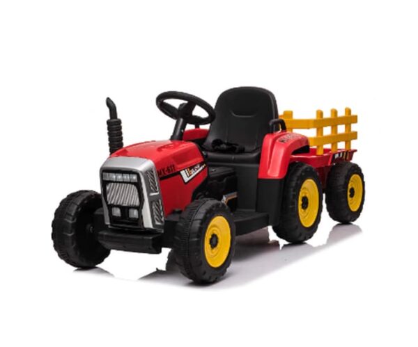 Red Mercedes Tractor