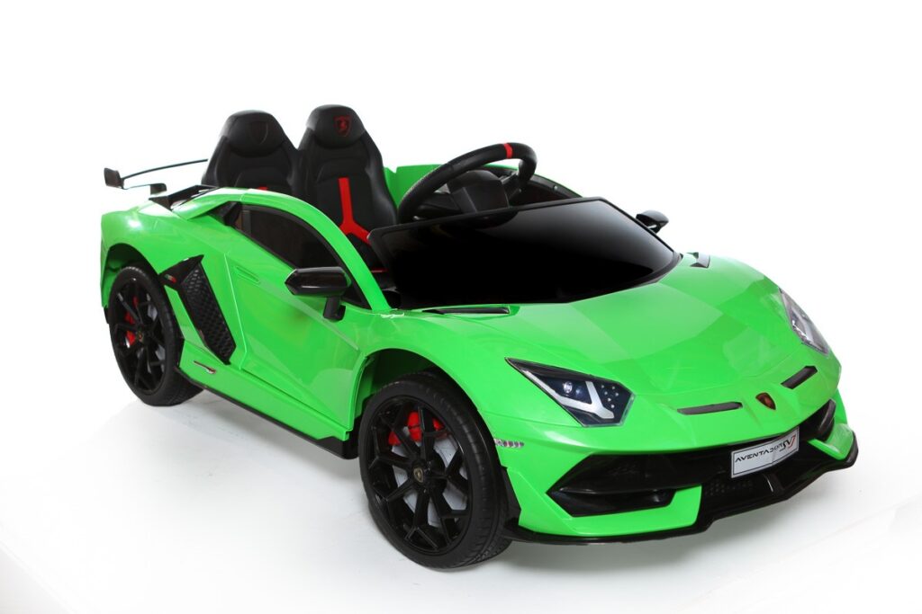 12V Licensed 2 Seater Ride On Car Green Kids Electric Cars