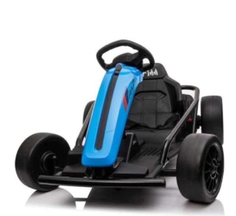 Drift 24V Electric Ride On Go Kart (Blue) - Kids Electric Cars